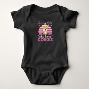 Body Para Bebê Apenas Uma Menina Que O Corgi Ama O Cachorro De Ka