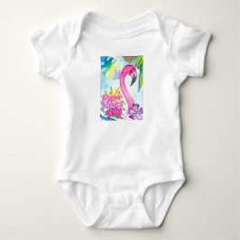 Body Para Bebê Apenas Vibrações Rosa – Flamingo Rosa