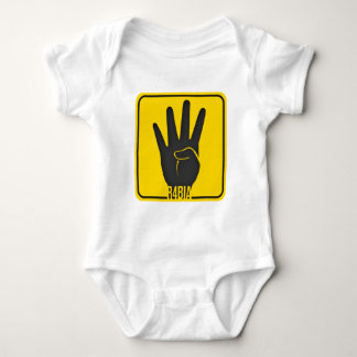 Body Para Bebê Apoio de Rabia R4BIA do mundo 4