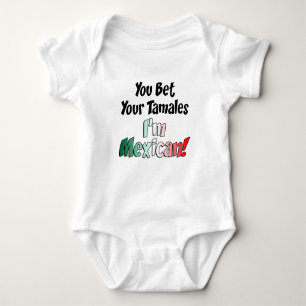 Body Para Bebê Apostem seus Tamales mexicanos