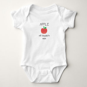 Body Para Bebê Apple de (pai, mamãe, sua escolha)Olho personaliza