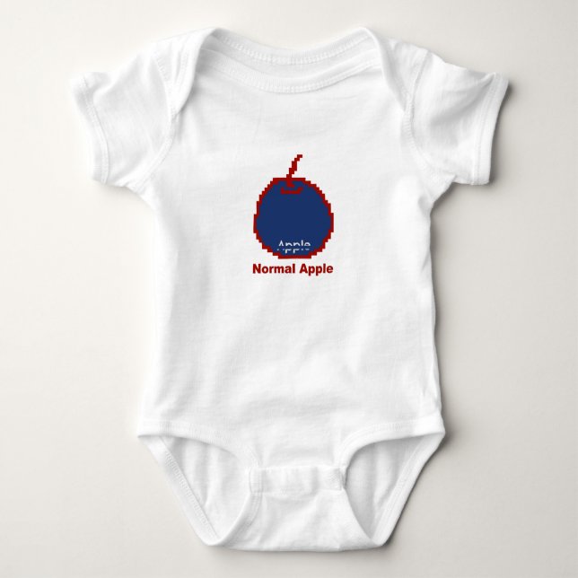 Body Para Bebê Apple digital (Frente)