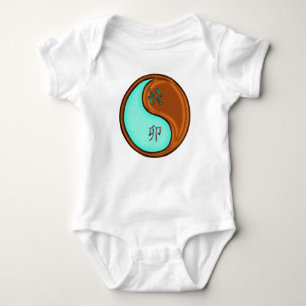 Body Para Bebê Aquário & Coelho de Madeira