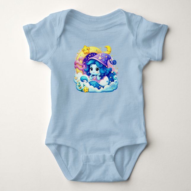 Body Para Bebê Aquarius Baby Bodway Um pedaço (Frente)