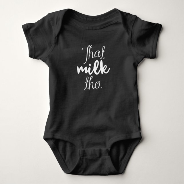 Body Para Bebê Aquele Leite Mesmo. (Frente)