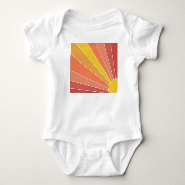 Body Para Bebê Aqui Vem o Sol (Frente)