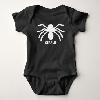 Body Para Bebê Aranha Bebê de Primeiro Halloween