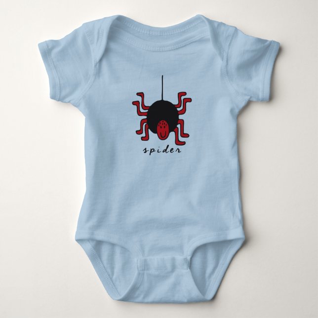 Body Para Bebê Aranha Bebê Roupa ou Peça Única (sem base) (Frente)