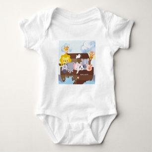 Body Para Bebê Arca de Noah