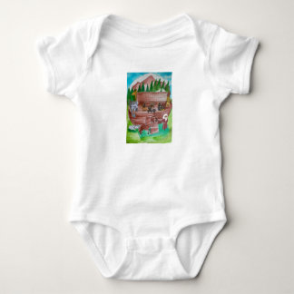Body Para Bebê Arca de Noé