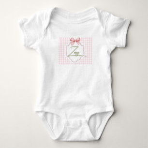 Body Para Bebê Arco de Enfermeiro Personalizado da Menina Zoey