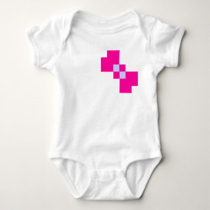 Body Para Bebê Arco de pixel de 8 bits