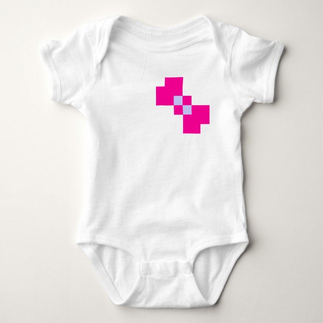 Body Para Bebê Arco de pixel de 8 bits (Frente)