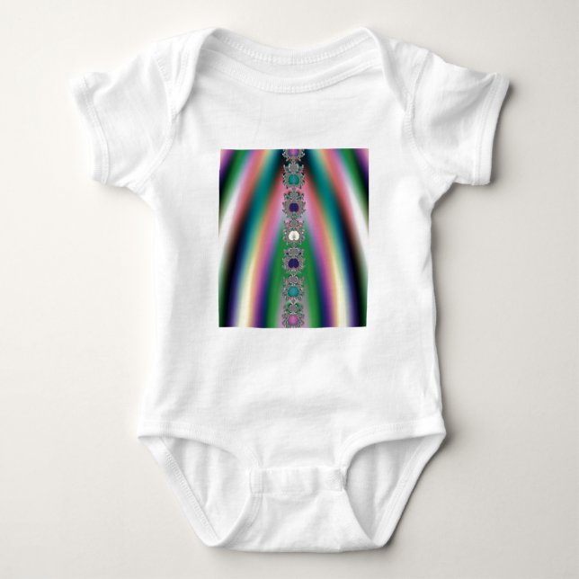 Body Para Bebê Arco-íris (Frente)