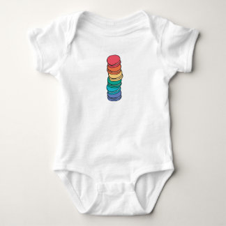 Body Para Bebê Arco-íris Orgulho gay Lgbtq Macaron