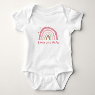 Body Para Bebê arco-íris pastel minúsculo