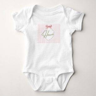 Body Para Bebê Arco personalizado do aninha Hannah Baby Girl & Gi