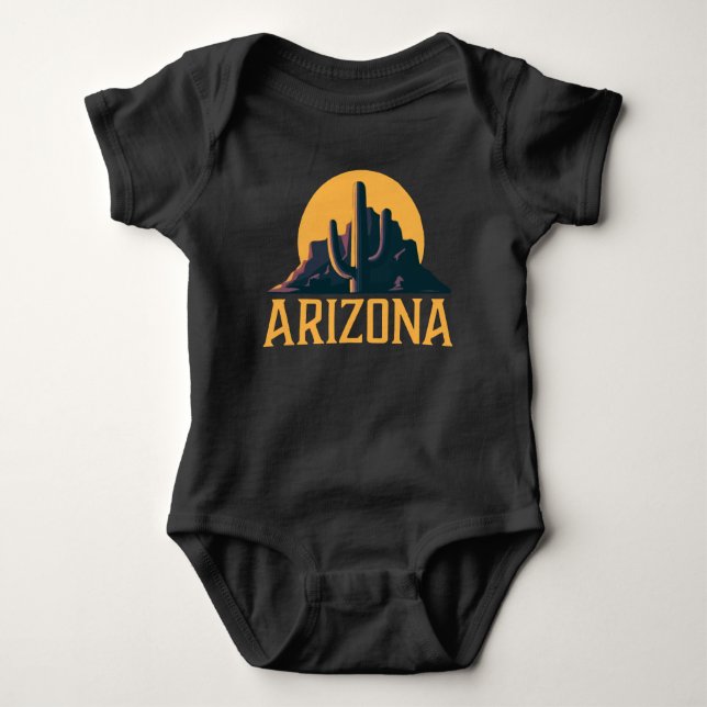 Body Para Bebê Arizona Estados Unidos da América (Frente)