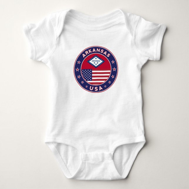 Body Para Bebê Arkansas (Frente)