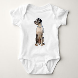 Body Para Bebê Arlequim Great Dane