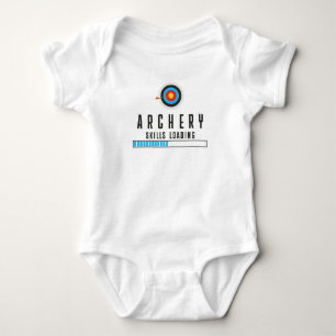 Body Para Bebê Arqueiro Archer Novas habilidades de Arco Cadastra