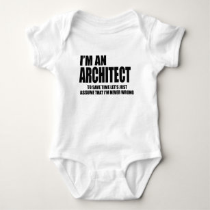 Body Para Bebê arquiteto