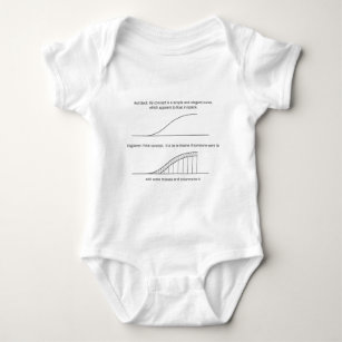 Body Para Bebê Arquiteto contra o engenheiro