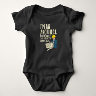 Body Para Bebê Arquiteto - Sou um Arquiteto