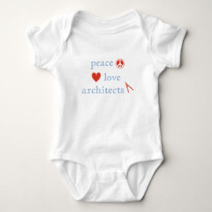 Body Para Bebê Arquitetos do amor da paz