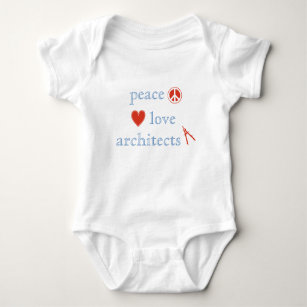 Body Para Bebê Arquitetos do amor da paz