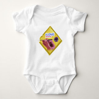 Body Para Bebê Arremessa a mania do dardo do iGuide