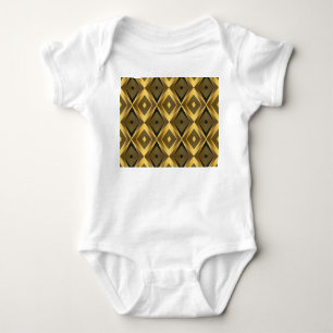 Body Para Bebê Art Deco: Fundo Geométrico de Abstrato