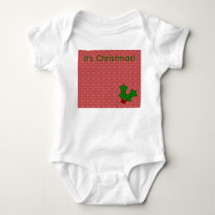 Body Para Bebê Art Deco Red Squares