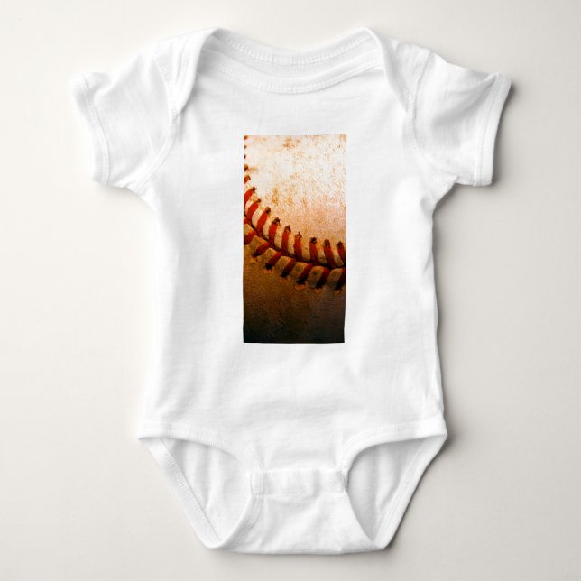 Body Para Bebê Arte Baseball (Frente)