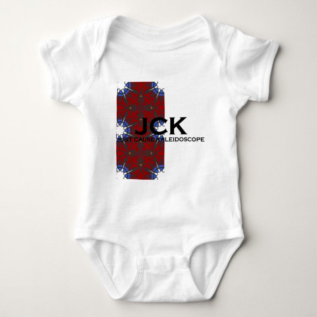 Body Para Bebê Arte caleidoscópica do volume 40 (Frente)