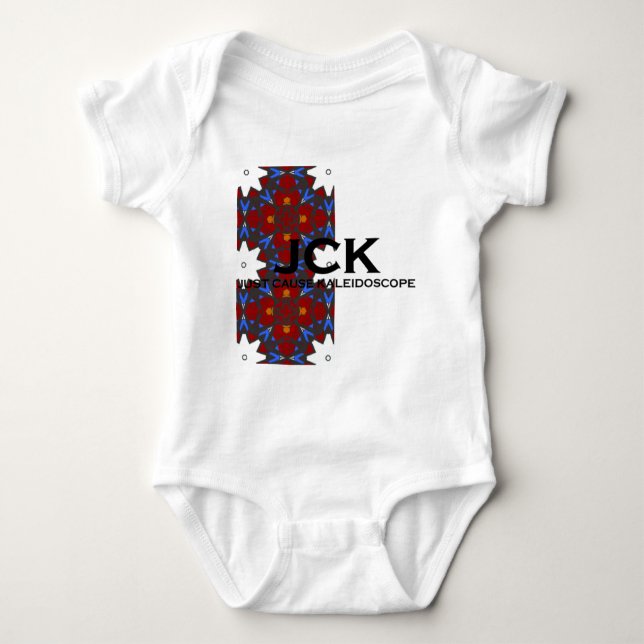 Body Para Bebê Arte caleidoscópica do Volume 4, 22 (Frente)