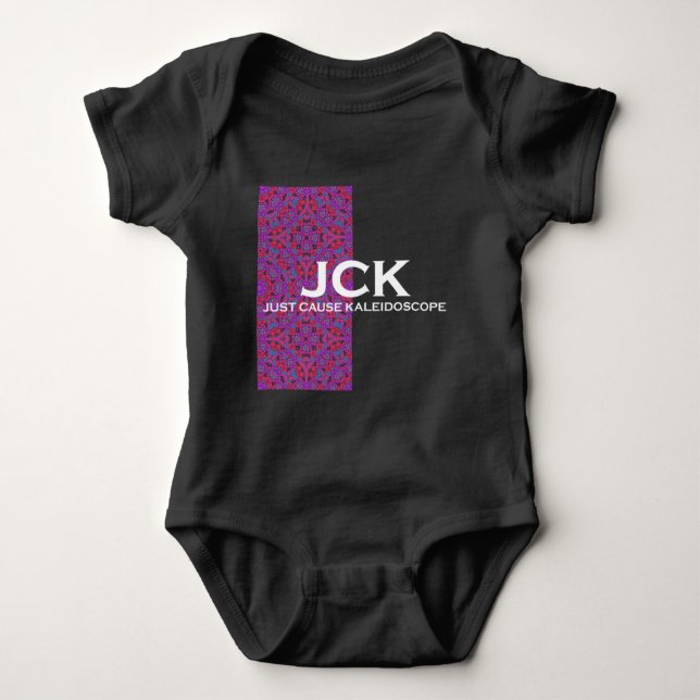 Body Para Bebê Arte caleidoscópica do volume nove: vinte e cinco (Frente)