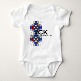 Body Para Bebê Arte caleidoscópica do volume quatro