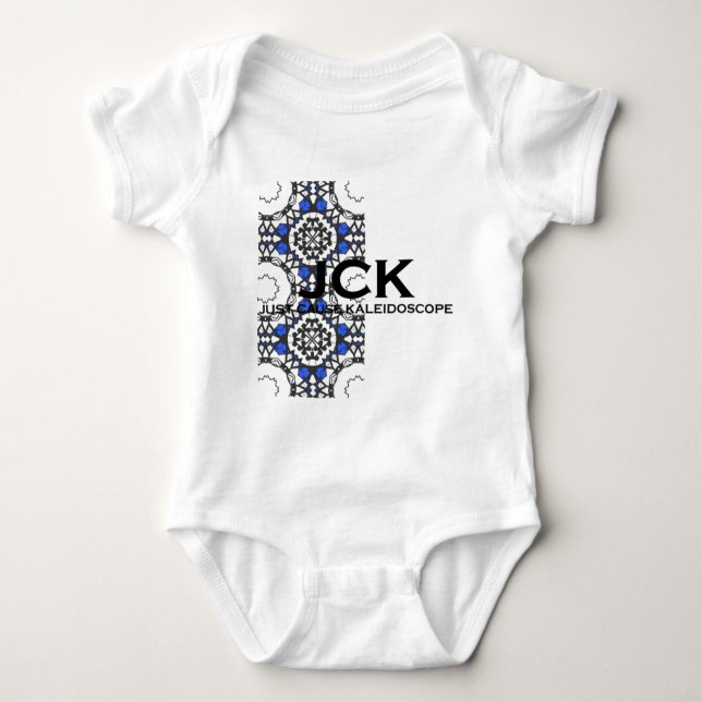 Body Para Bebê Arte caleidoscópica do volume quatro (Frente)