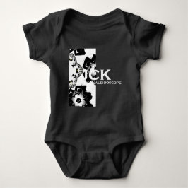 Body Para Bebê Arte caleidoscópica do volume um sete