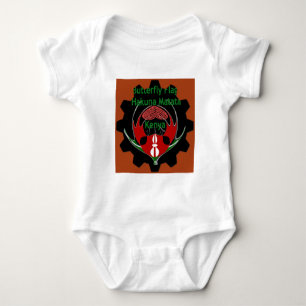 Body Para Bebê Arte de Bandeira do Quênia - Hakuna Matata Patriót