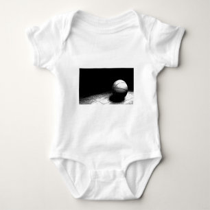 Body Para Bebê Arte de Basquete Preto e Branco