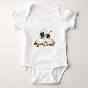 Body Para Bebê Arte do buldogue francês