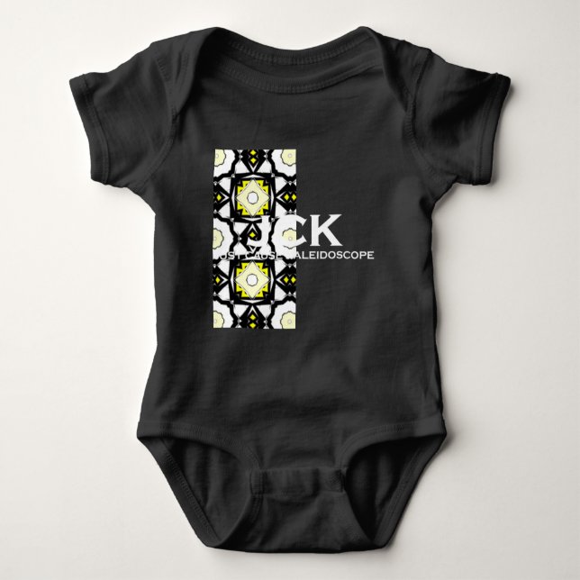 Body Para Bebê Arte do caleidoscópio 12 (Frente)