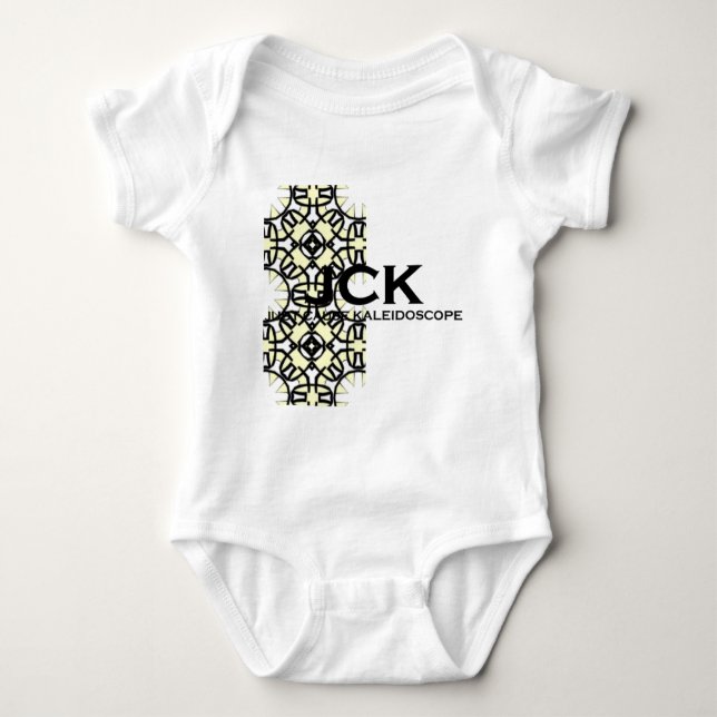 Body Para Bebê Arte do caleidoscópio 14 (Frente)