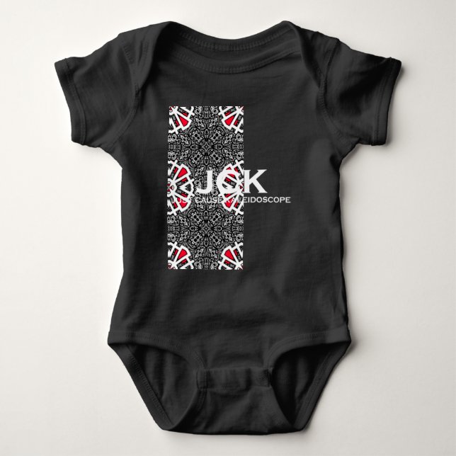 Body Para Bebê Arte do caleidoscópio 1 do Volume 16 (Frente)