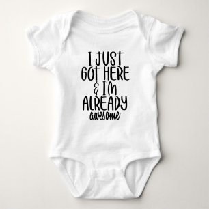 Body Para Bebê arte engraçada incrível unisex