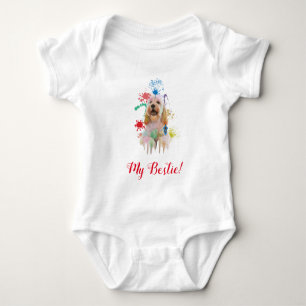 Body Para Bebê Arte Esplexa Cachapão Cachorro Cachorro Bebê Roupa