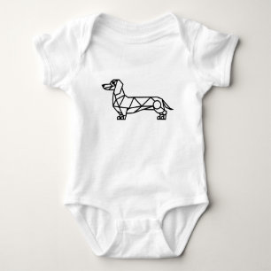 Body Para Bebê Arte geométrica de uma pista