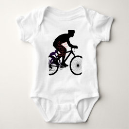 Body Para Bebê Arte Minimalista de Bicicleta